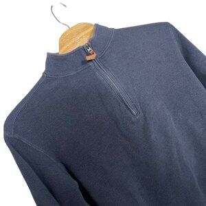 Woolrich 1/4 Zip Pull Over Sweatshirt Size 2XL Blue Long Sleeve